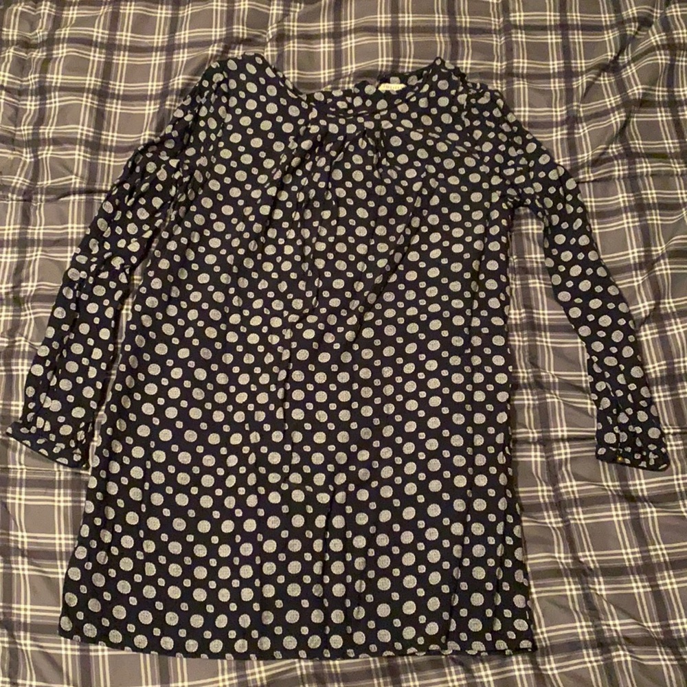 Long sleeved mini dress